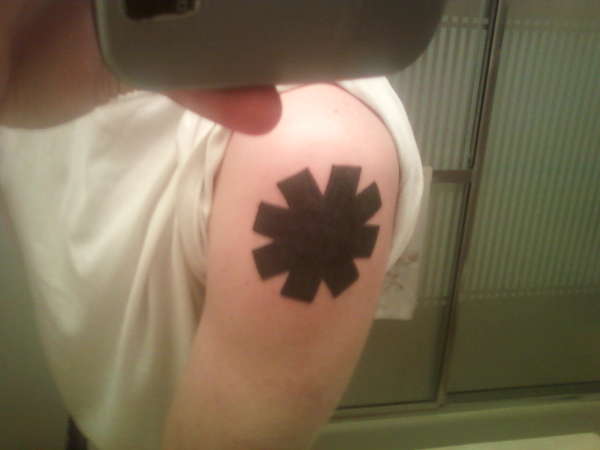 RHCP Shoulder tattoo