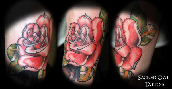 Rose Cover Up. tattoo