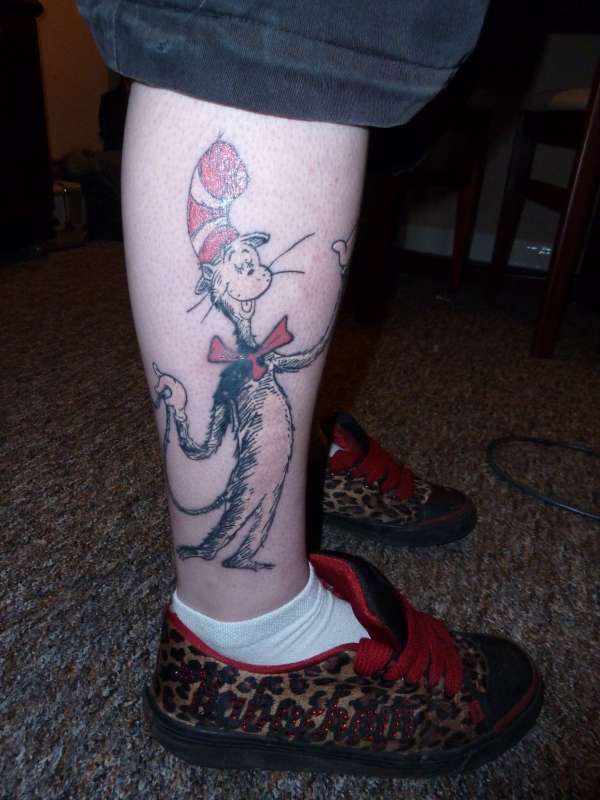 The Cat in the Hat tattoo