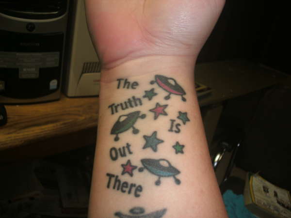 The Truth Is Out There tattoo
