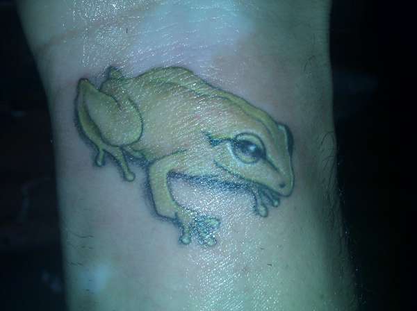 coqui frog tattoo