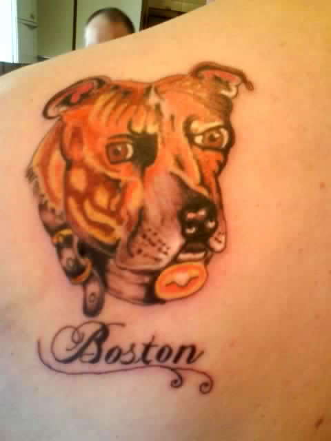 dog tattoo