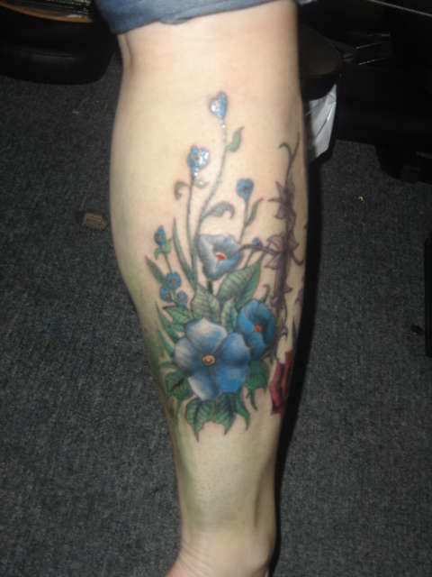 flowers tattoo