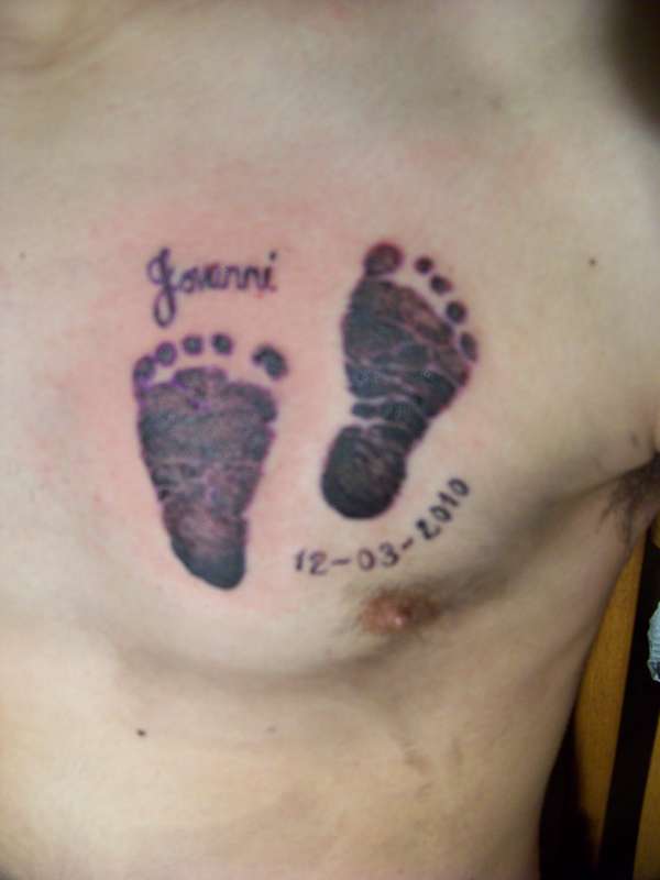 for his kid tattoo