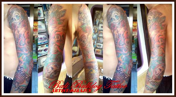 half sleeve tattoo