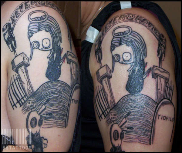 Lenore Graveyard tattoo