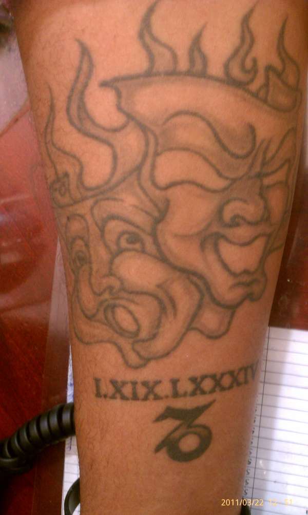 laugh now cry later tattoo