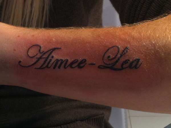name tattoo