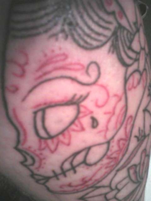 outline cinco de mayo tattoo