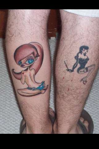 pin up tattoo