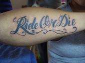 ride or die tattoo