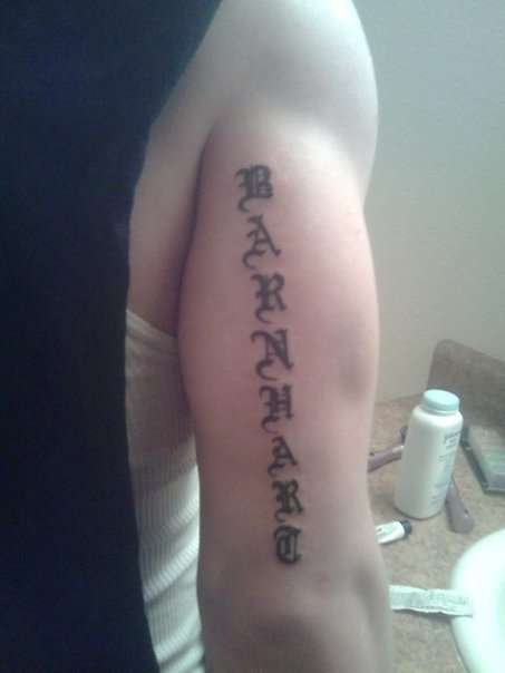 Barnhart tattoo