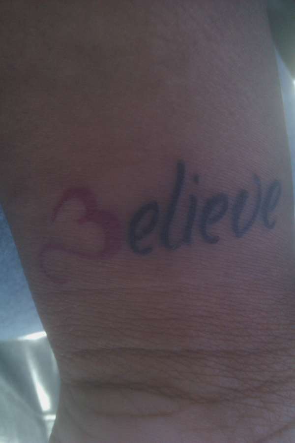 Believe tattoo
