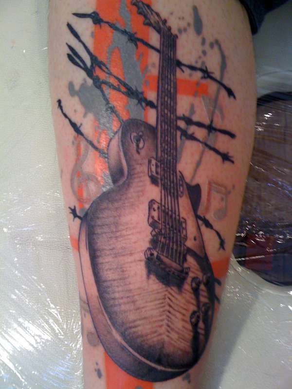 Les Paul Guitar tattoo