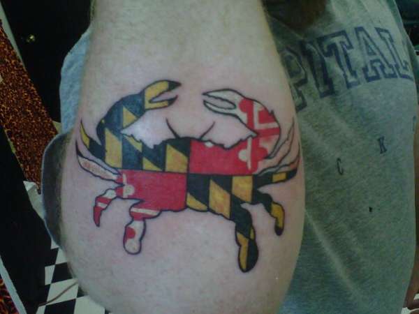 Maryland Crab tattoo