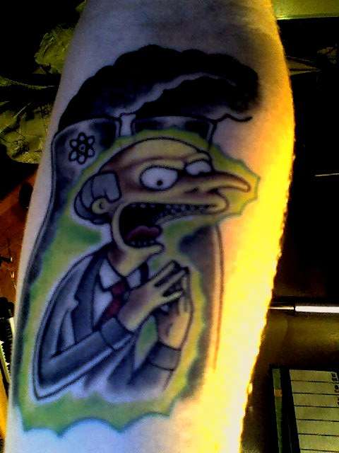Mr. Burns tattoo