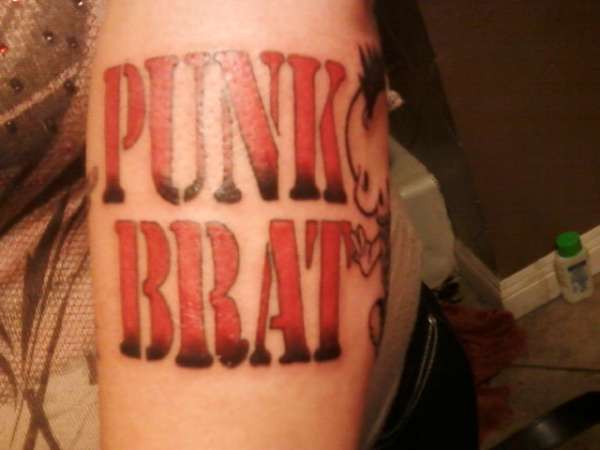 PUNK BRAT tattoo