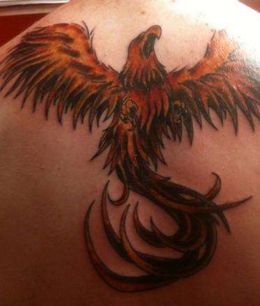 Phoenix all done tattoo