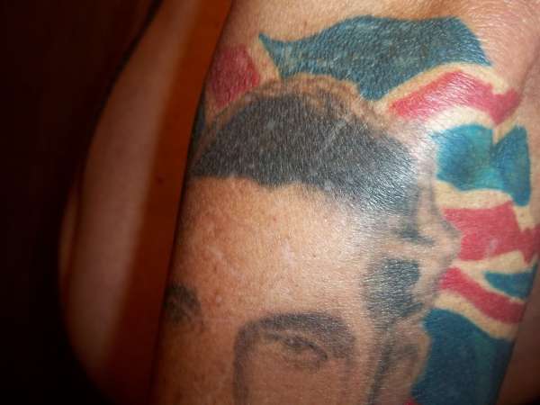 Portrait of my Dad tattoo
