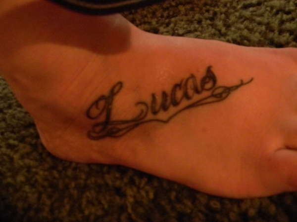 Right Foot tattoo