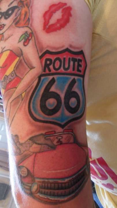 Route 66 tattoo