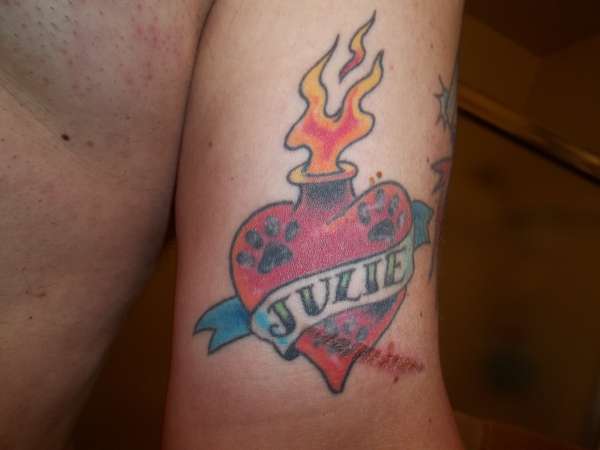 Sacred heart tattoo