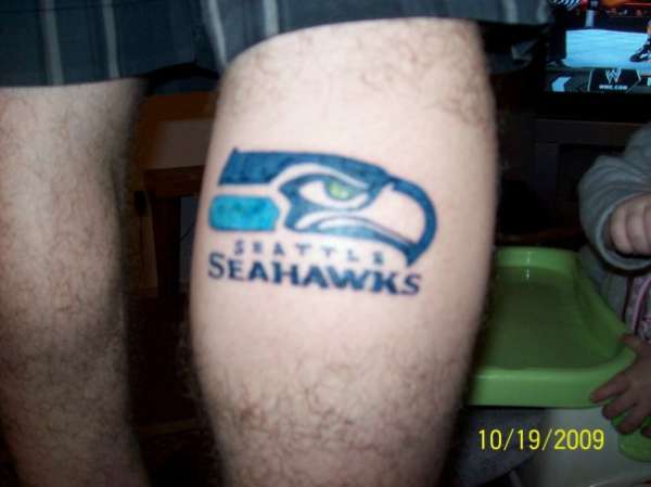 Seahawks all the way!! tattoo