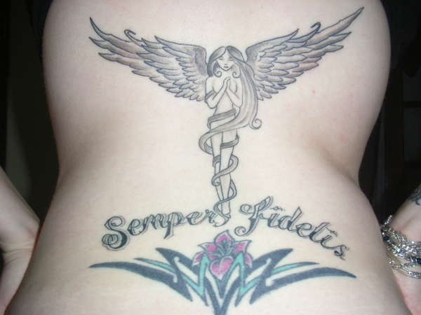 Semper fidelis tattoo.