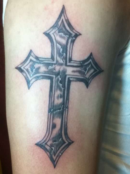 Simple Cross tattoo