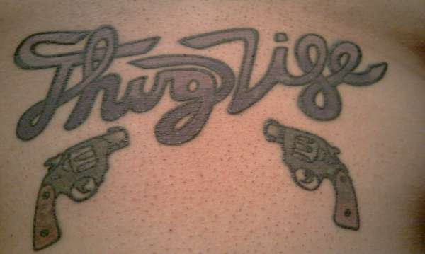 Thug life tattoo
