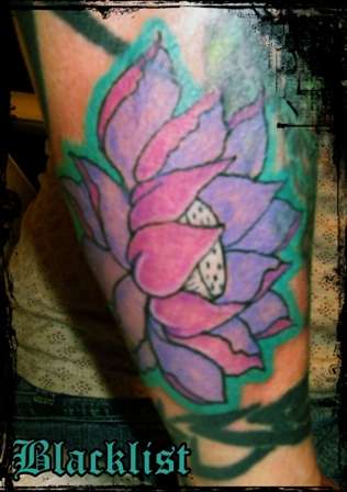 Traditional Lotus tattoo