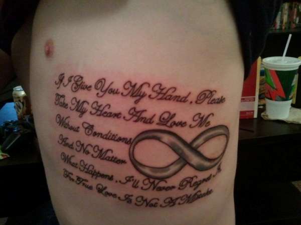 What i think about love tattoo