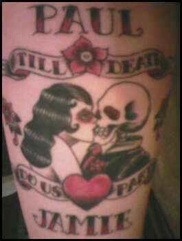 TILL DEATH DO US PART tattoo