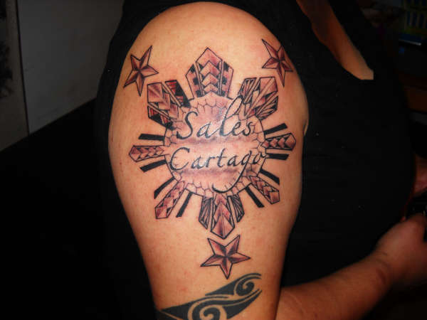 filipino tribal style tattoo