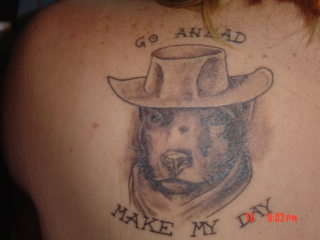 Go Ahead Make My Day tattoo