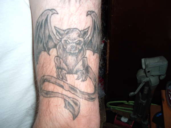 chubby dragon gargoyle tattoo