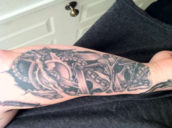 mechanical tattoo