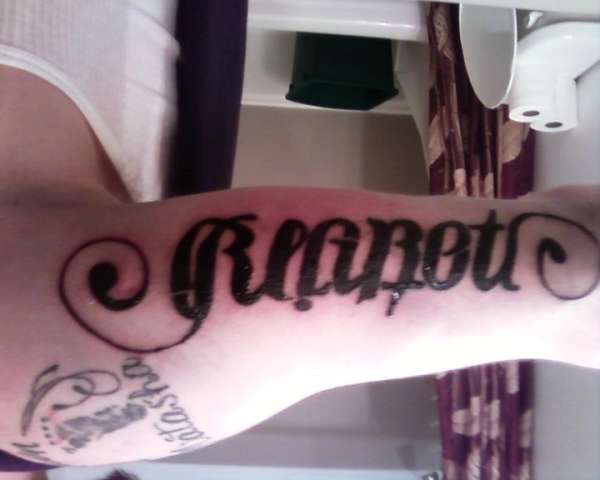 regret/nothing tattoo