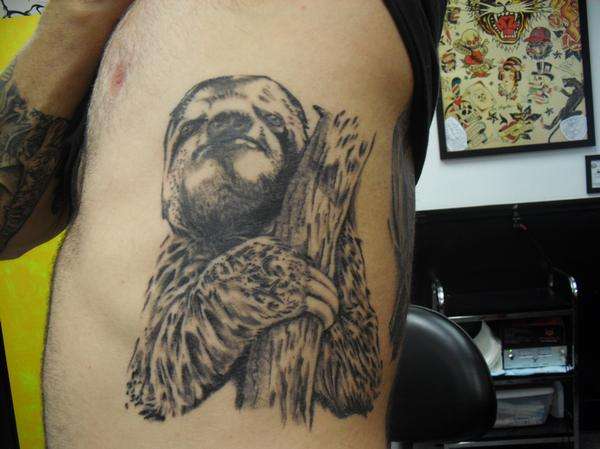 sloth tattoo