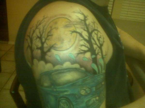 symbol of me excaping a dark place tattoo