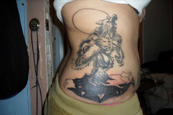 werewolf tattoo