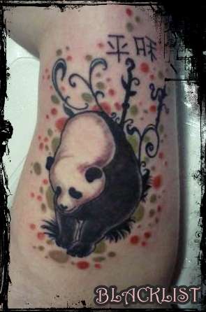 Custom Panda tattoo