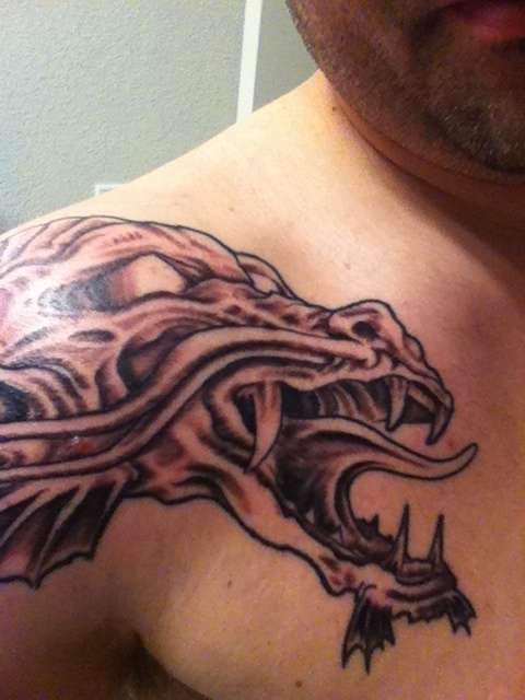 Dragon Koi tattoo