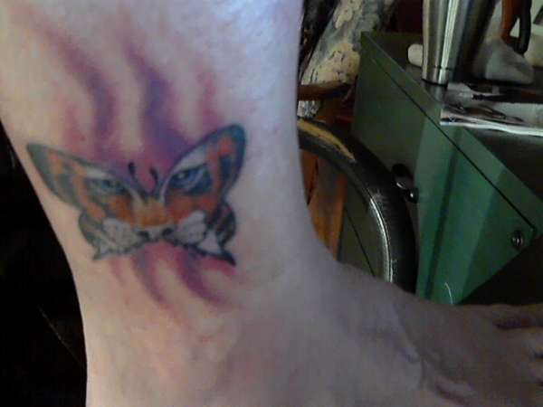 Flight of a Tiger tattoo