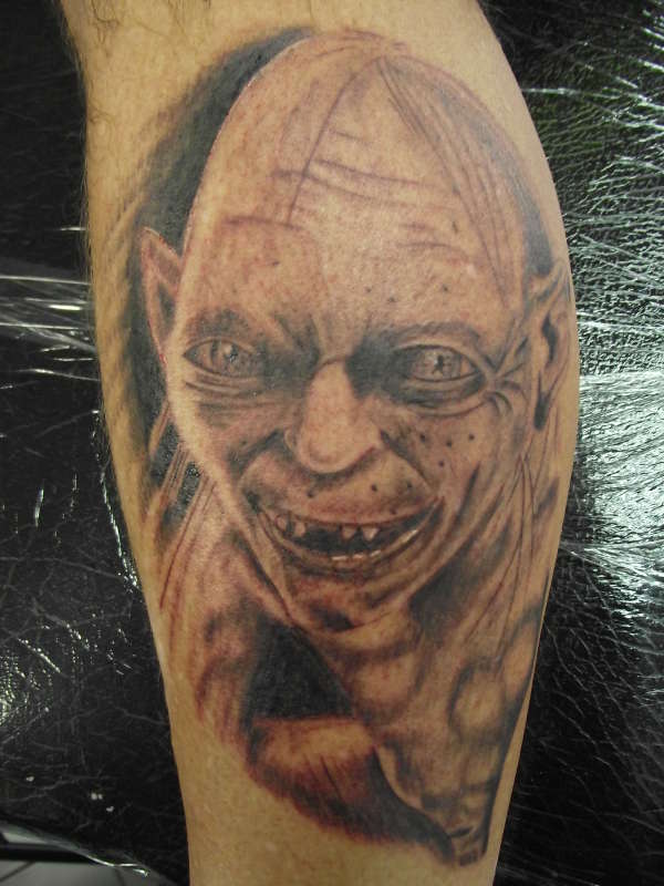 Gollum tattoo