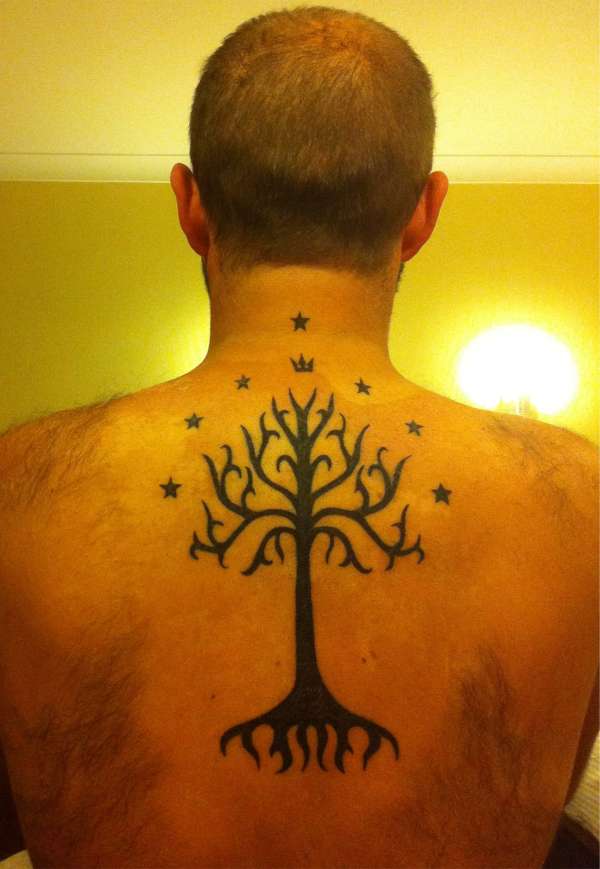 LOTR White Tree of Gondor tattoo