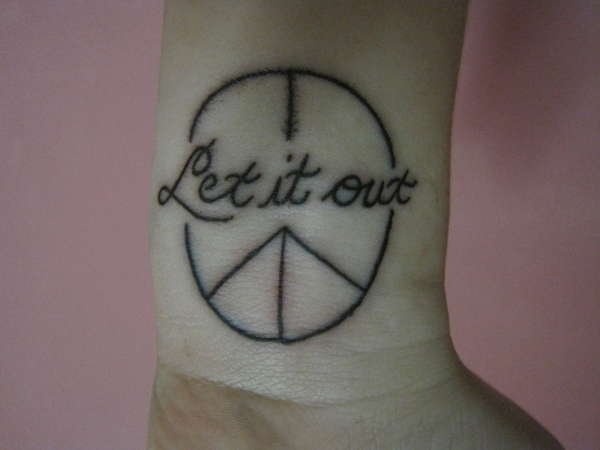 Let it out tattoo