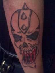 Skull tattoo