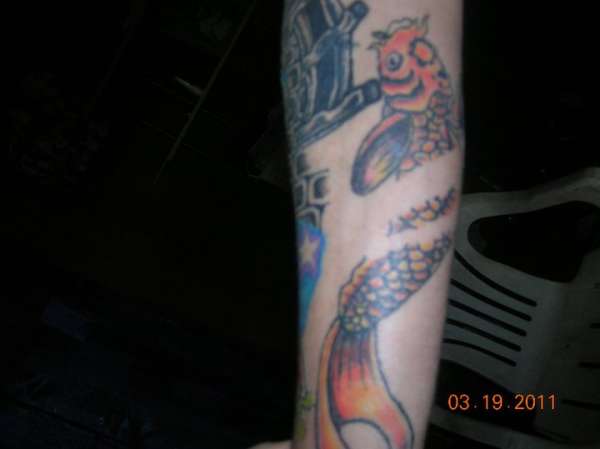 a koi tattoo