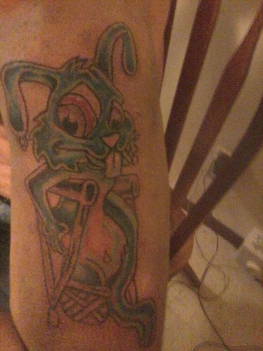 badluck bunny tattoo